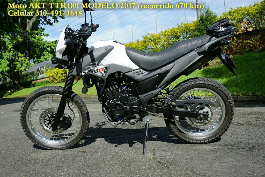 Akt Ttr180 Modelo 2017 Nueva 670 Km