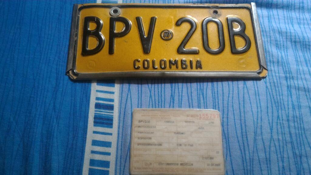 Vendo Vida de Liberó 110 Modelo 2006