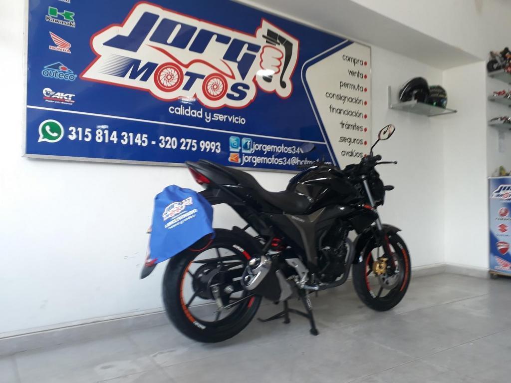 JORGE MOTOS . Suzuki Gixxer150 2016 Negro, Financiación, Recibimos Motocicleta Usada!!