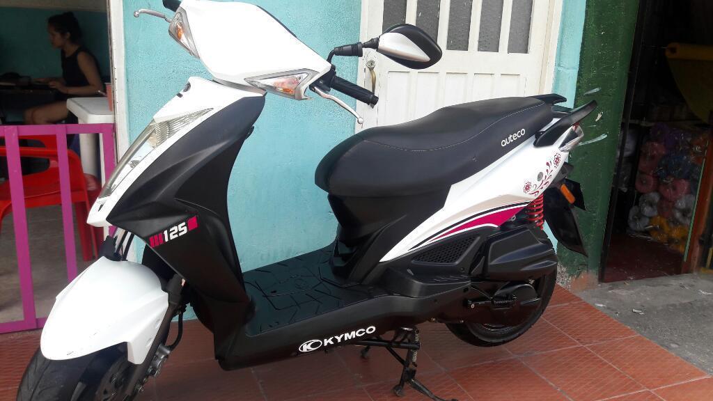 Vendo Moto Kymko Fly 125,blanco Infinito