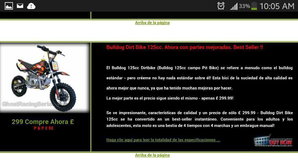 Moto Enduro Semi Racer