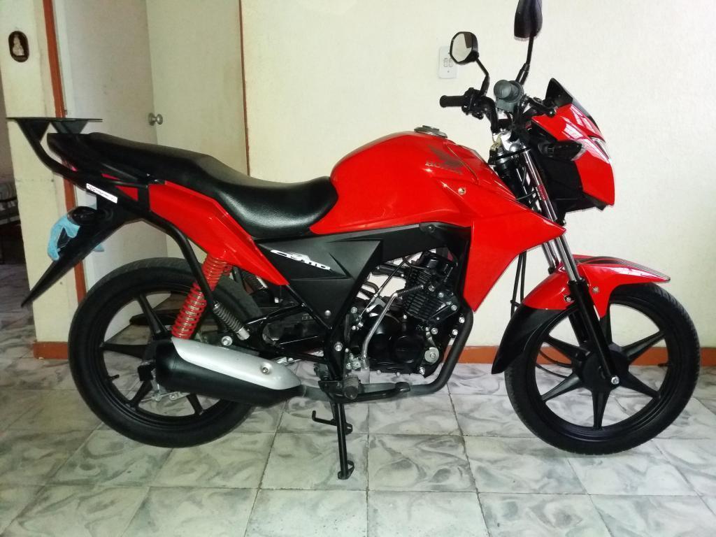 vendo o cambio honda cb110 modelo 2017,al dia