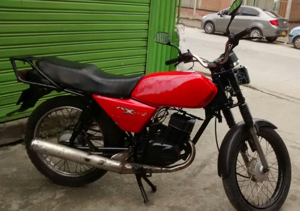 SUZUKI AX 115 ,ROJO MODELO 2000, ENLLANTADA, VALLUNA, SIN MULTAS