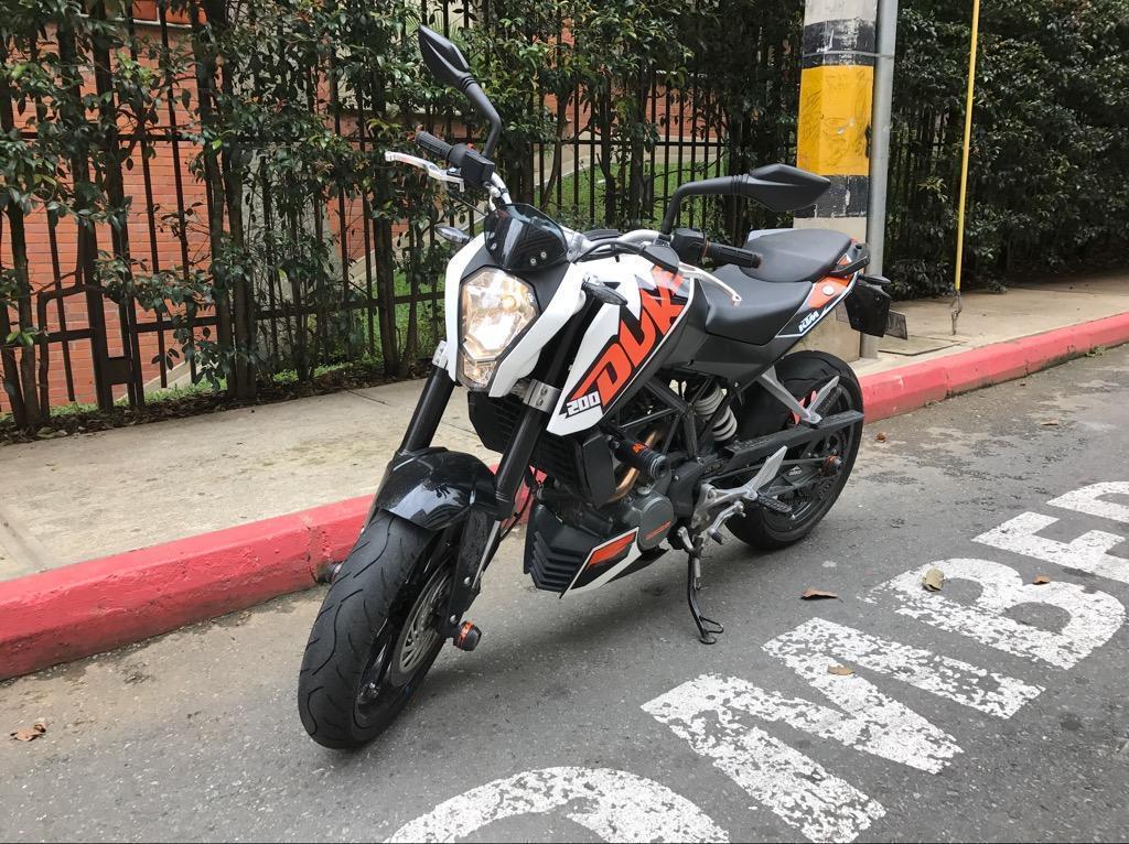 Ktm Duke 200 2016 Negra