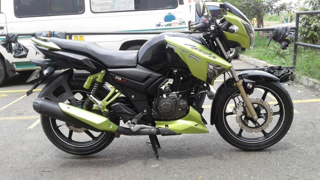 TVS APACHE 180 MODELO 2015 CON 3.800KMS DE RECORRIDO INFO:3117709073