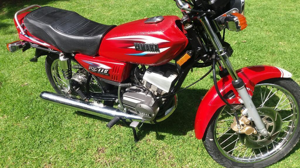 Vend hermosa rx 115 roja 2007