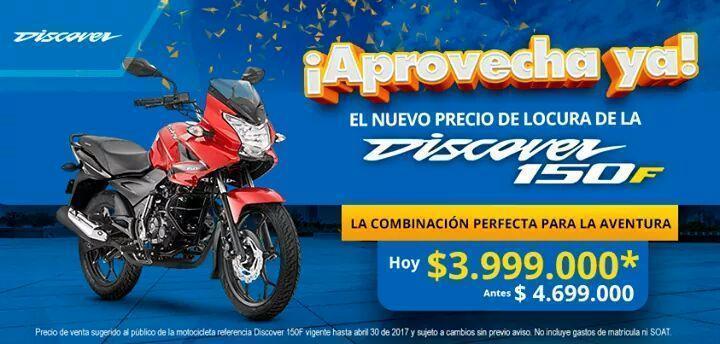 DISCOVER 150 F 2018 ¡¡¡¡SUPER PROMO MAYO!!!!!