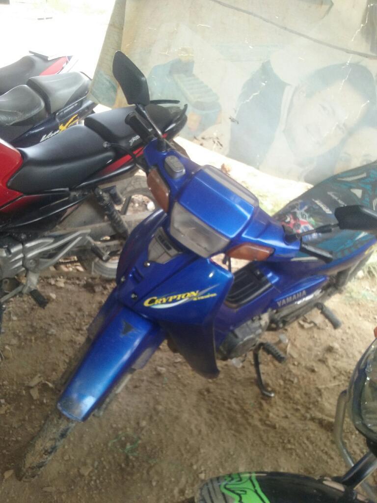 Vendo Moto Crypton por Motivo de Viaje