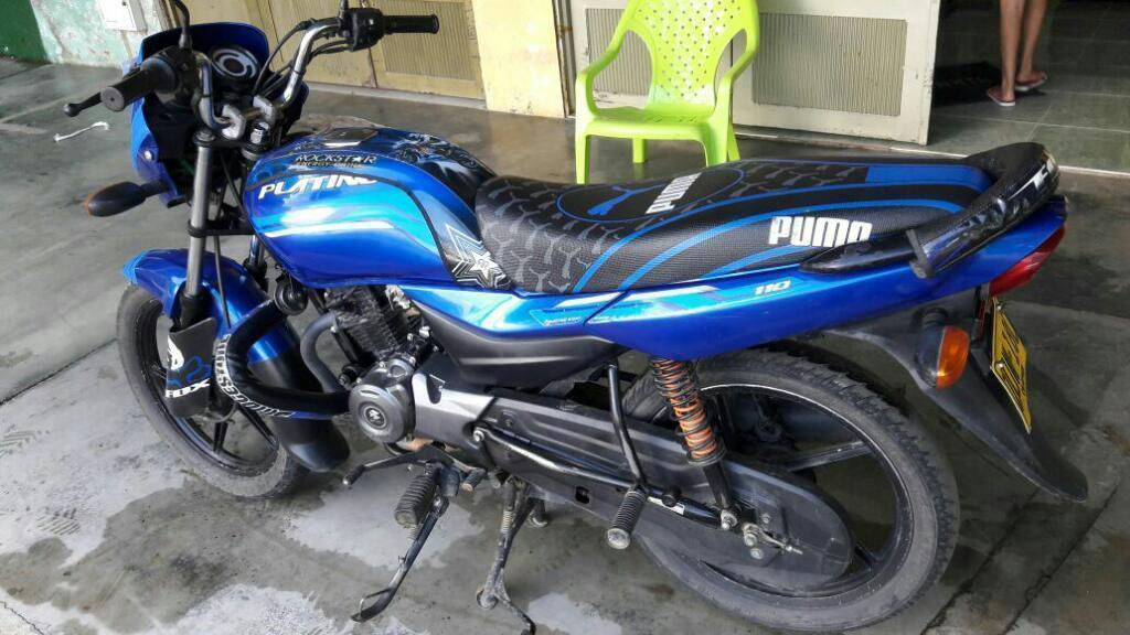 Vendo Moto Platino 2016