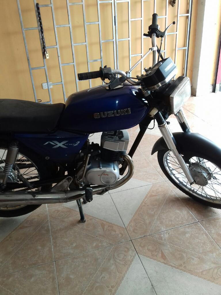 Suzuki Ax100 Modelo 2003 Solo Tarjeta