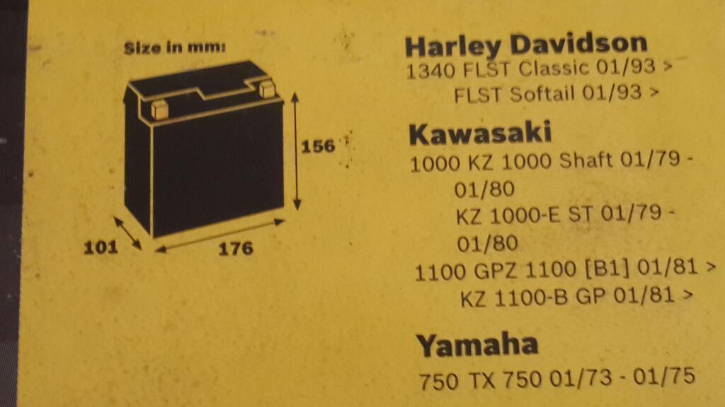 Harley Davidson Bateria Bosh Fat Boy