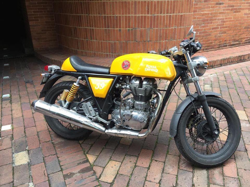 VENDO HERMOSA ROYAL ENFIELD GT CONTINENTAL MODELO 2015