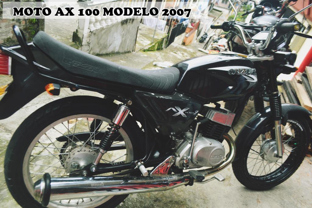 MOTO AX 100 MODELO 2007 buen precio