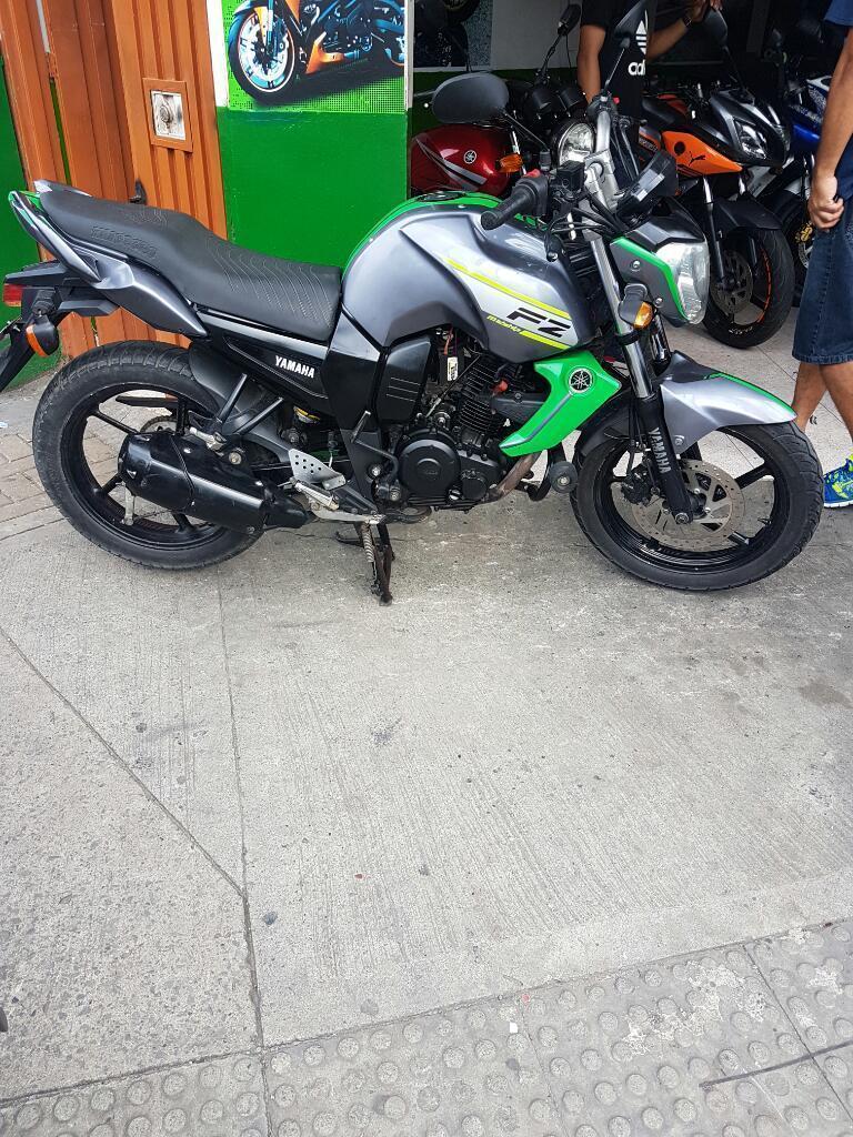 Yamaha Fz 2014 Gris Verde Mela