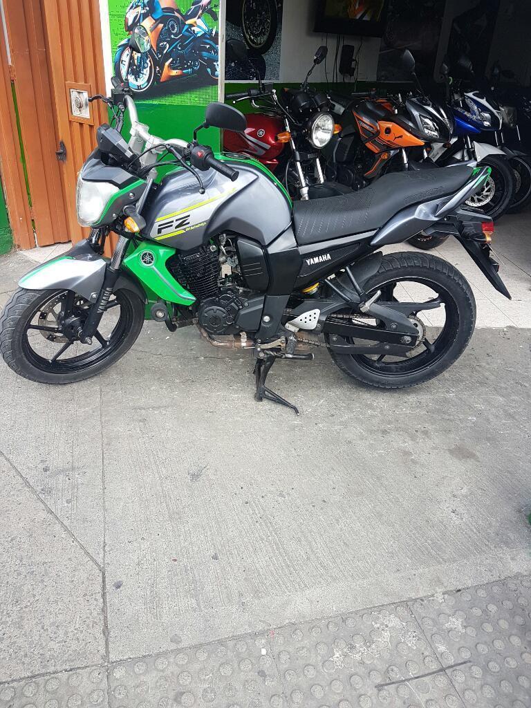 Yamaha Fz 2014 Gris Verde Meela