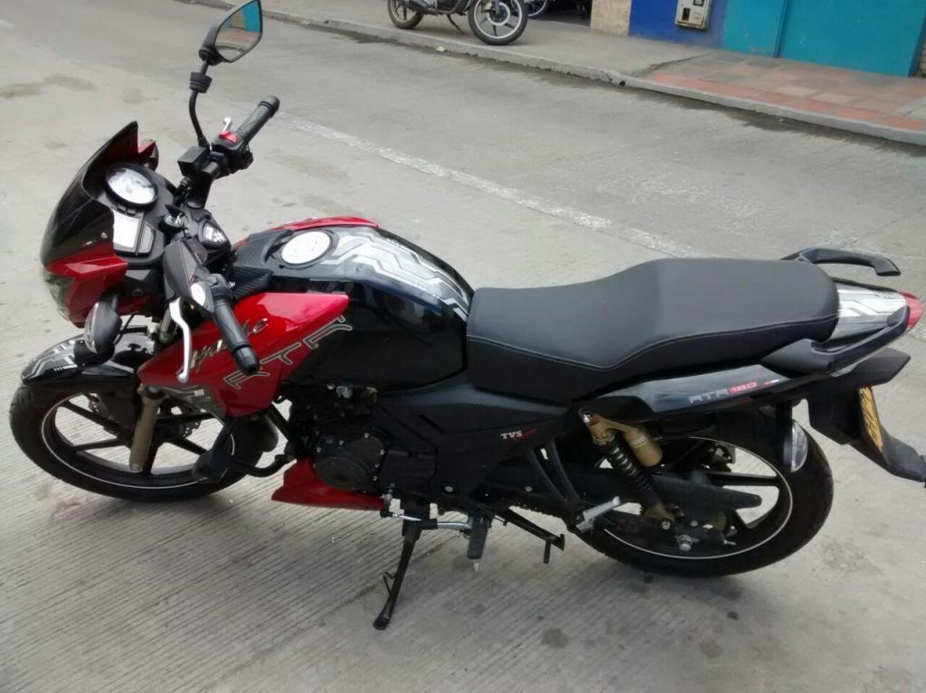 POR MOTIVO DE VIAJE, VENDO MOTO TVS APACHE 180 MOD 2017