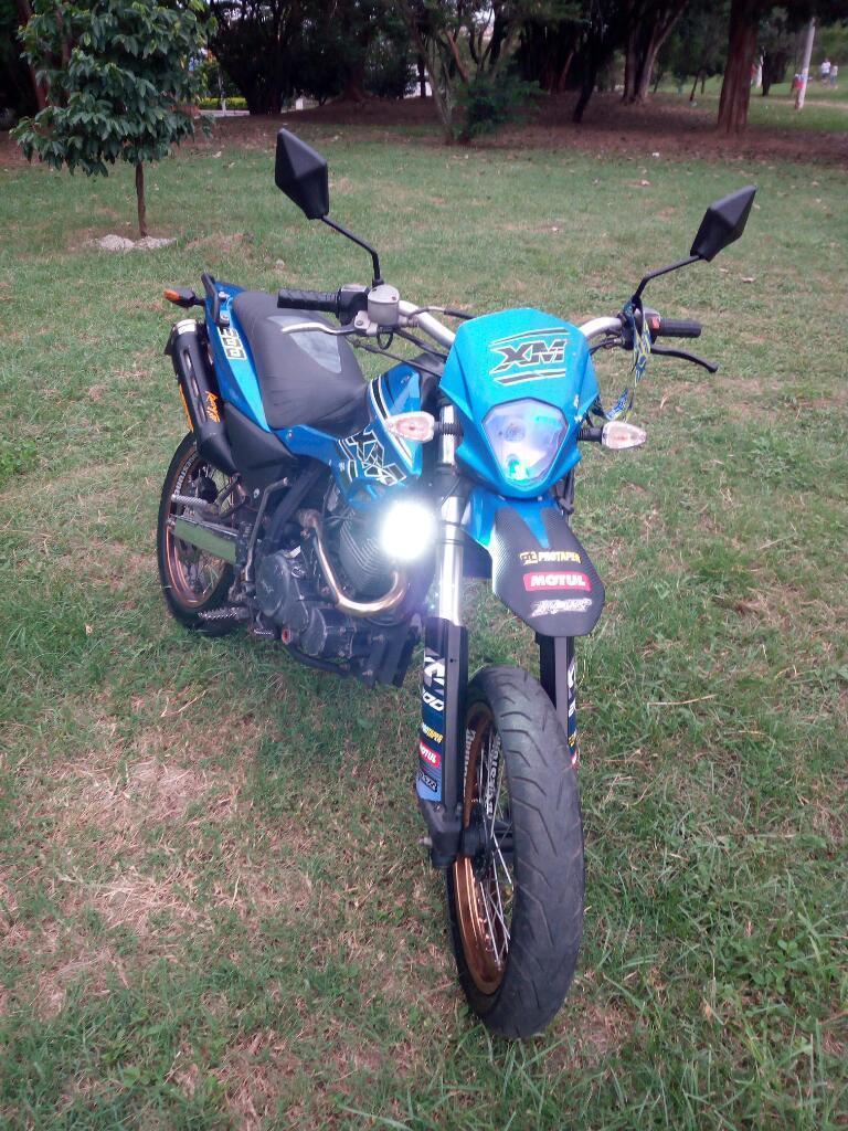 Moto Xm 200 Azul en  con Todo Al Dia