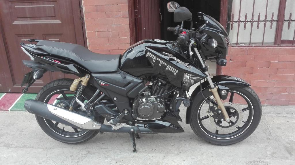 VENDO TVS APACHE RTR 180 MODELO 2016 CON 2.513 KM COMO NUEVA