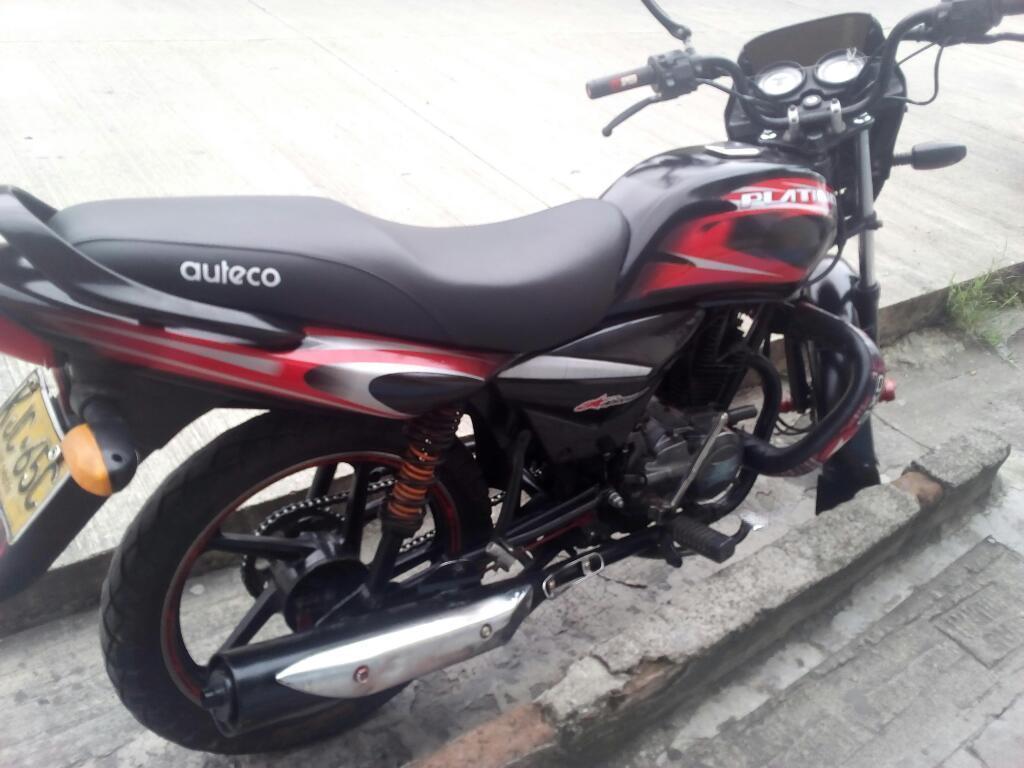 Moto Platino 100 en Quimbaya