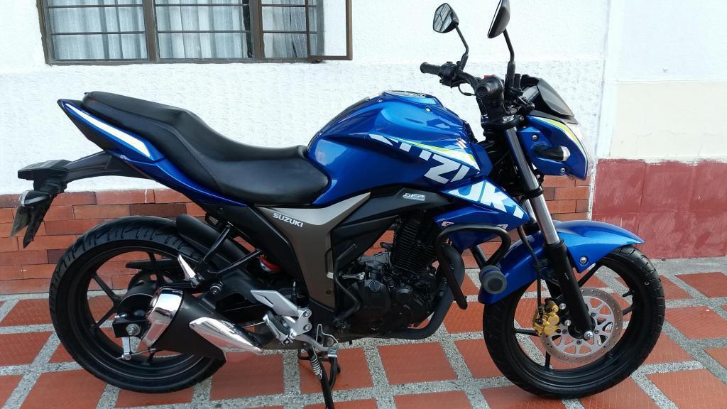 vendo o permuto por moto, suzuki gixxer modelo 2017 nuevecita,papeles al dia