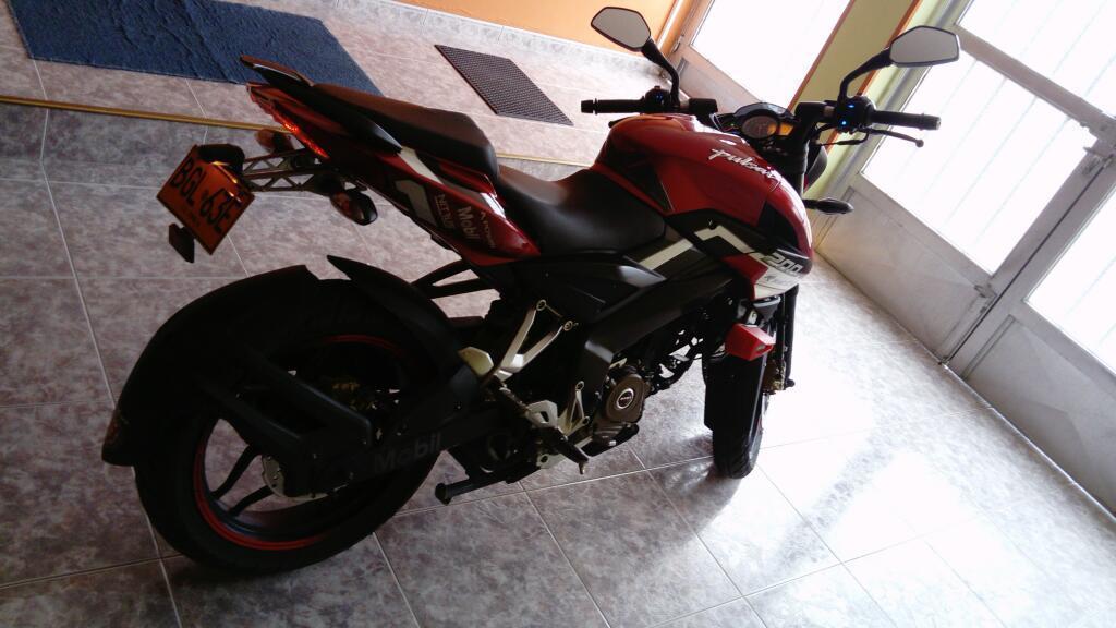 Vendo Moto Pulsar 200 Ns Año 2016