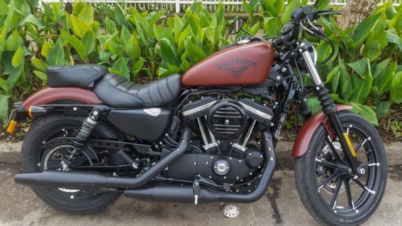Harley Davidson Sportster Iron 883 Red Denim Modelo 2017