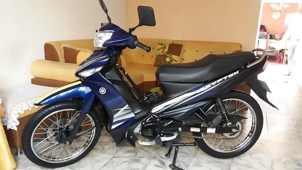 vendo o cambio yamaha cripton modelo 2015 en excelente estado