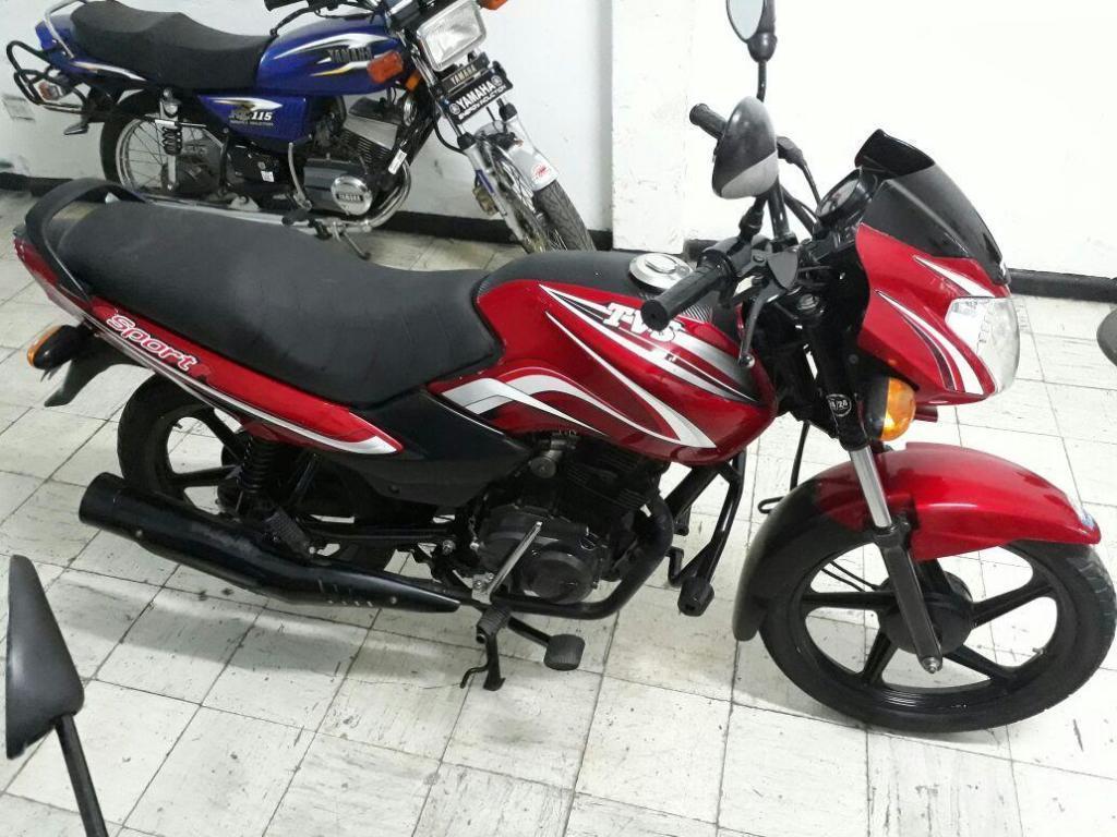 TVS 100 SPORT MODELO 2015 AL DIA UNICO DUEÑO