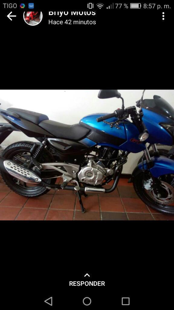 Se Vende Pulsar 180 Modelo 2014