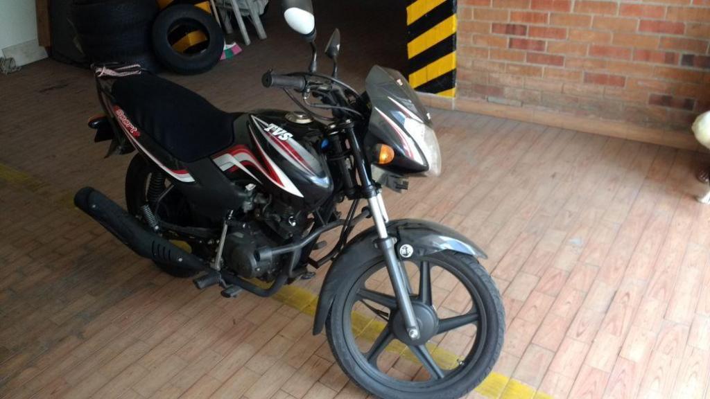 VENDO HERMOSA TVS 100 NEGRA 2016 ORIGINAL