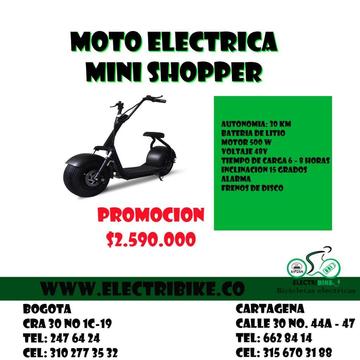 Moto electrica Mini shopper