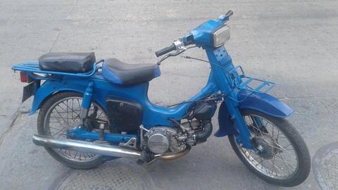 SUZUKI FR 90, MODELO 94, AZUL, VALLUNA ,FUL MOTOR Y LUCES, ENLLANTADA HERMOSA