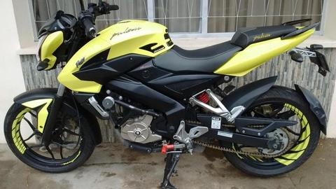 PULSAR ns 200, modelo 2015, matricula en guachucal