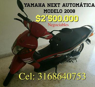 Vendo Motivo Viaje Moto Yamaha Next