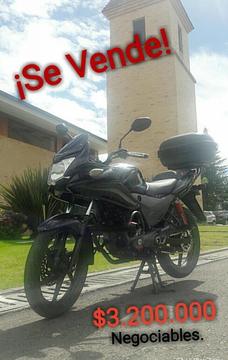 Vendo! Moto Honda negra cbf 125