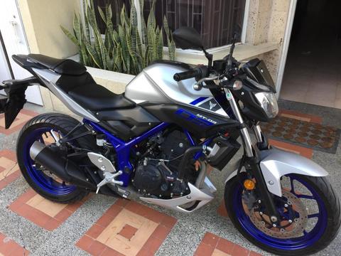 YAMAHA MT 03 GRIS AZUL 320 CC EXCELENTE ESTADO