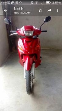 Hermosa Moto Honda Web 110 Modelo 2015