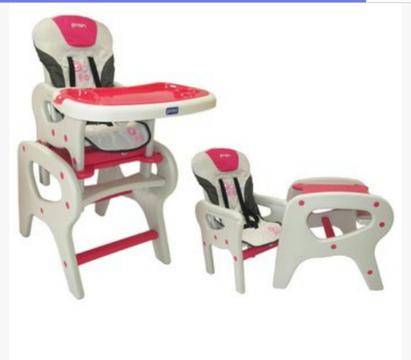 Silla Comedor para Niña. Dos en Uno