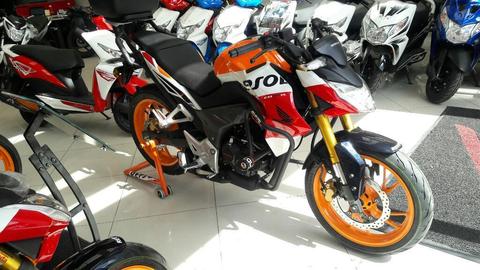 HONDA CB 190R REPSOL LA MAS VENDIDA ADQUIERALA CON CUOTA INICIAL DESDE $100.000