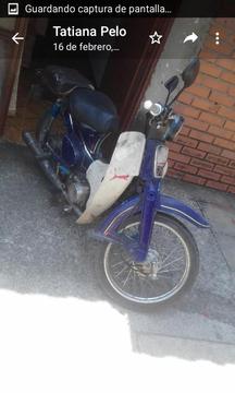 Moto azul