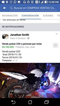 Vendo Pulsar 220 2013