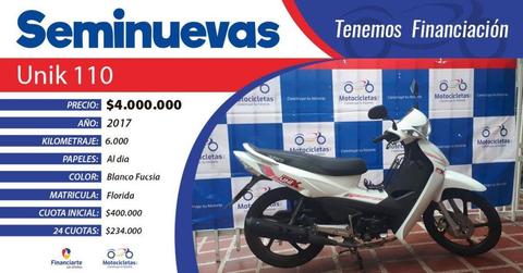 Unik 110, Modelo 2017