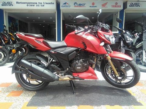 TVS APACHE 200 MODELO 2017 $6.380.000 16100 KILOMETROS