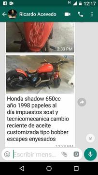 Moto Honfa Shadow 1998