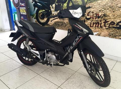 AKT 125 FLEX NEGRO MATE MODELO 2019