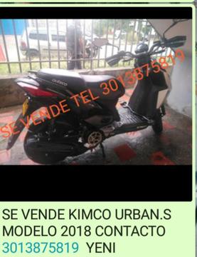 Se Vende Moto Kimco Urban.s 2018