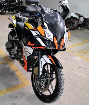 VENDO PULSAR RS 200 ED COPA 4800 KM RECORRIDOS MOD 2017