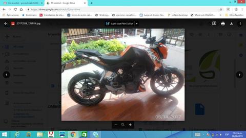 Vendo KTM Duke 200 - Único dueño - Modelo 2014 - 33000 km - documentos e impuestos al día hasta marzo 2020